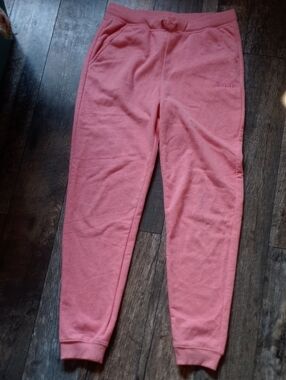 Bench Girls' Coral Pink Jogger Sweatpants
